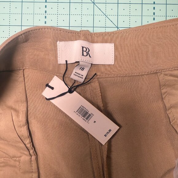 Banana Republic High-Rise Barrel Tencel™-Linen Pant Size 18 - Picture 13 of 15